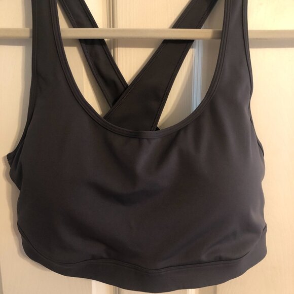 ID Idealogy Sports Bra - Size 2x - Charcoal Gray - Picture 2 of 5